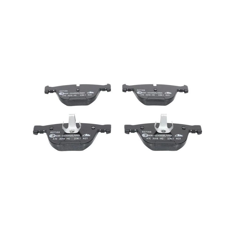 Комплект гальмівних колодок ATE 13.0460-7169.2 для BMW задня вісь, фото №1