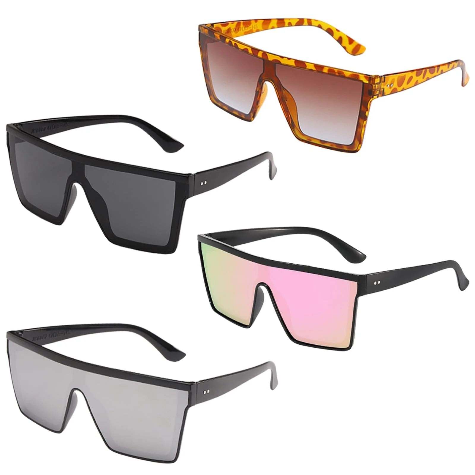 Сонцезахисні Окуляри DKDDSSS Ретро Квадратні Великі, фото №1