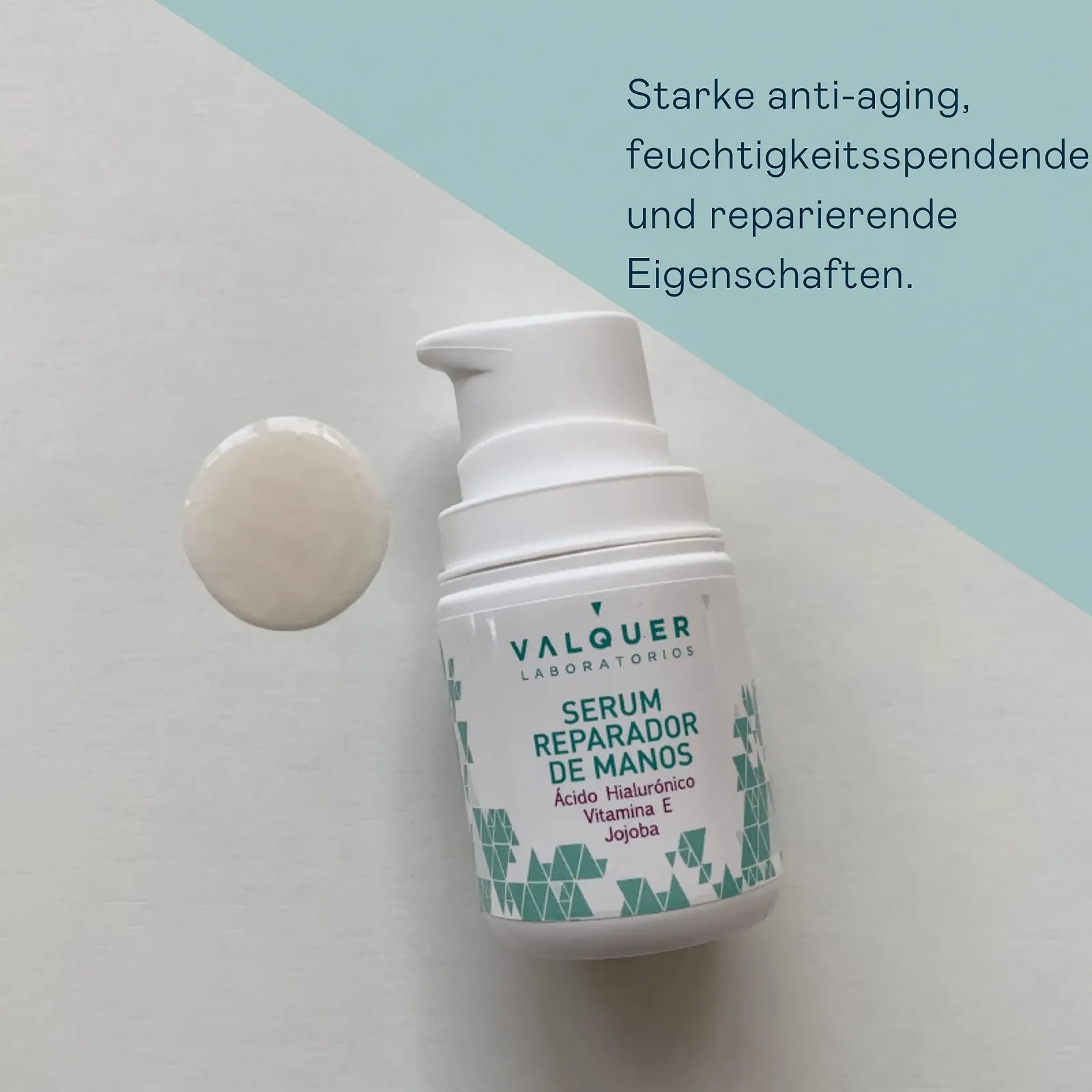 Сироватка Valquer Laboratorios для відновлення рук Гіалуронова кислота, фото №3