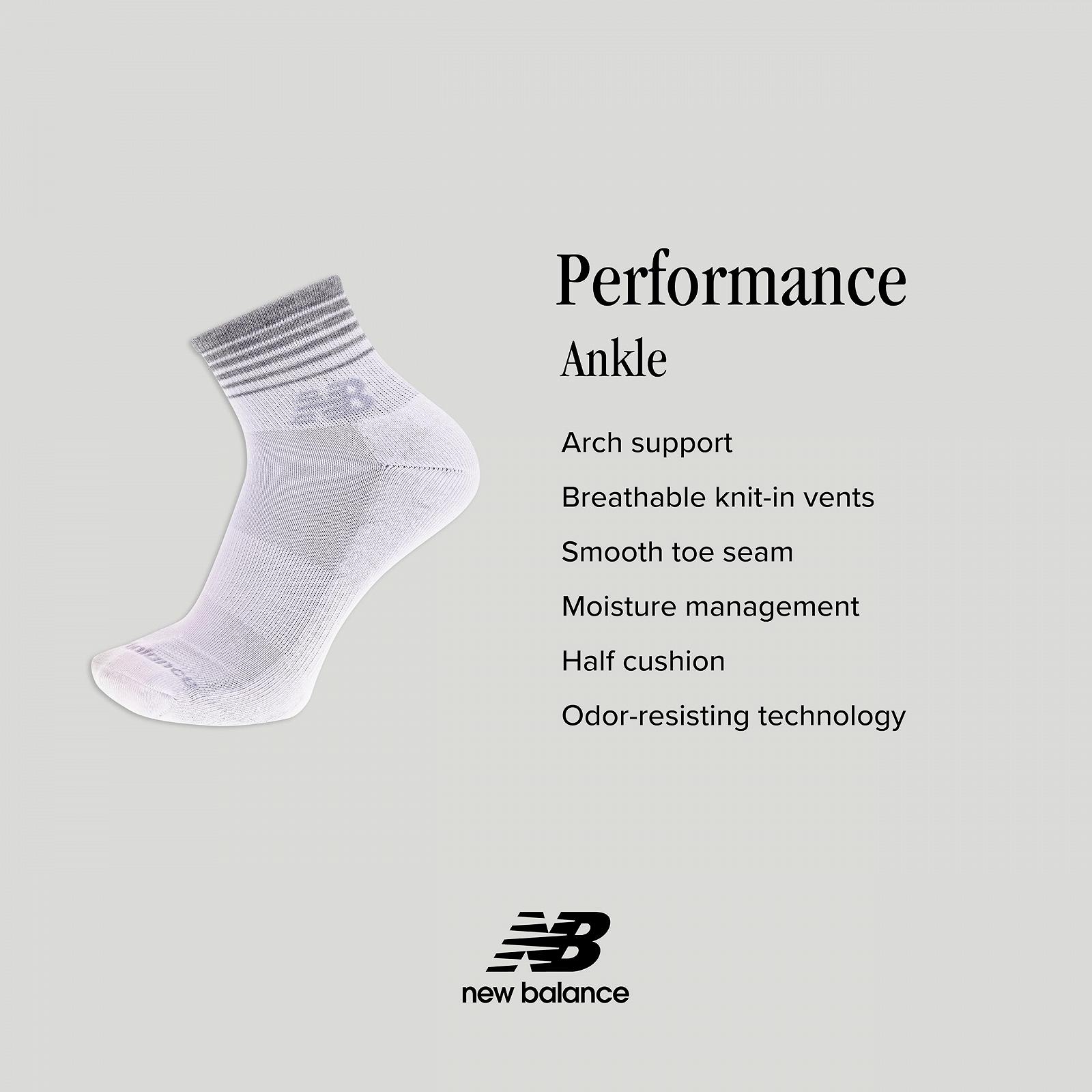 New Balance Унісекс Шкарпетки до щиколотки, 6 пар, фото №5