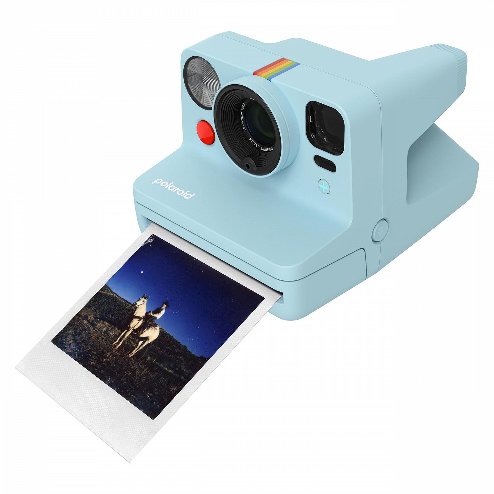 Фотокамера мгновенной печати Polaroid Now+ Generation 3 Bluetooth Arctic Blue (9163), фото №6