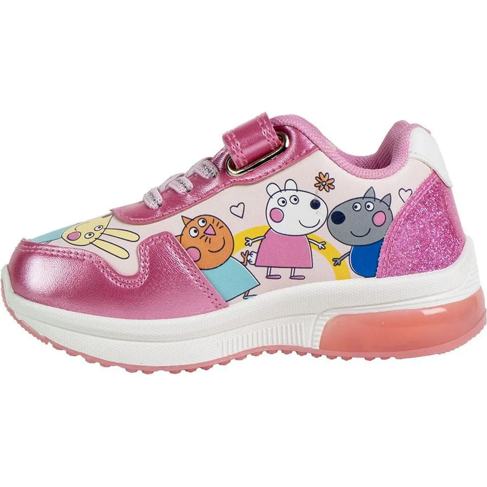 Ботинки CERD LIFE'S LITTLE MOMENTS Peppa Pig Track & Field Shoe для девочек, подошва ПВХ, с подсветкой, фото №2
