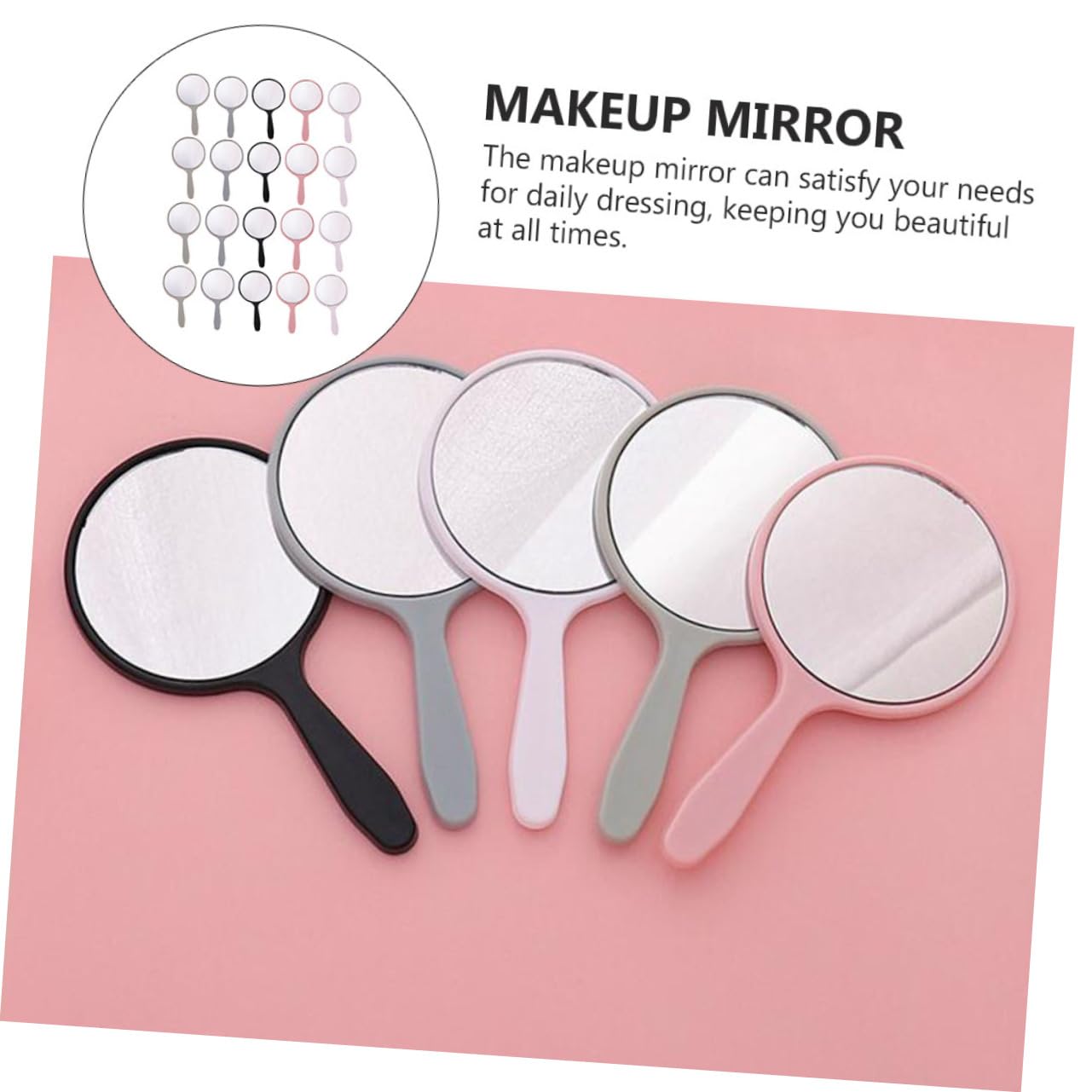 Зеркало Angoily Beauty Schminkspiegel 20 шт Make-up-handspiegel Schminkspiegel Abs Handheld для красоты женщин Карманное, фото №7 Зеркало Angoily Beauty Schminkspiegel 20 шт Make-up-handspiegel Schminkspiegel Abs Handheld для красоты женщин Карманное, фото №7