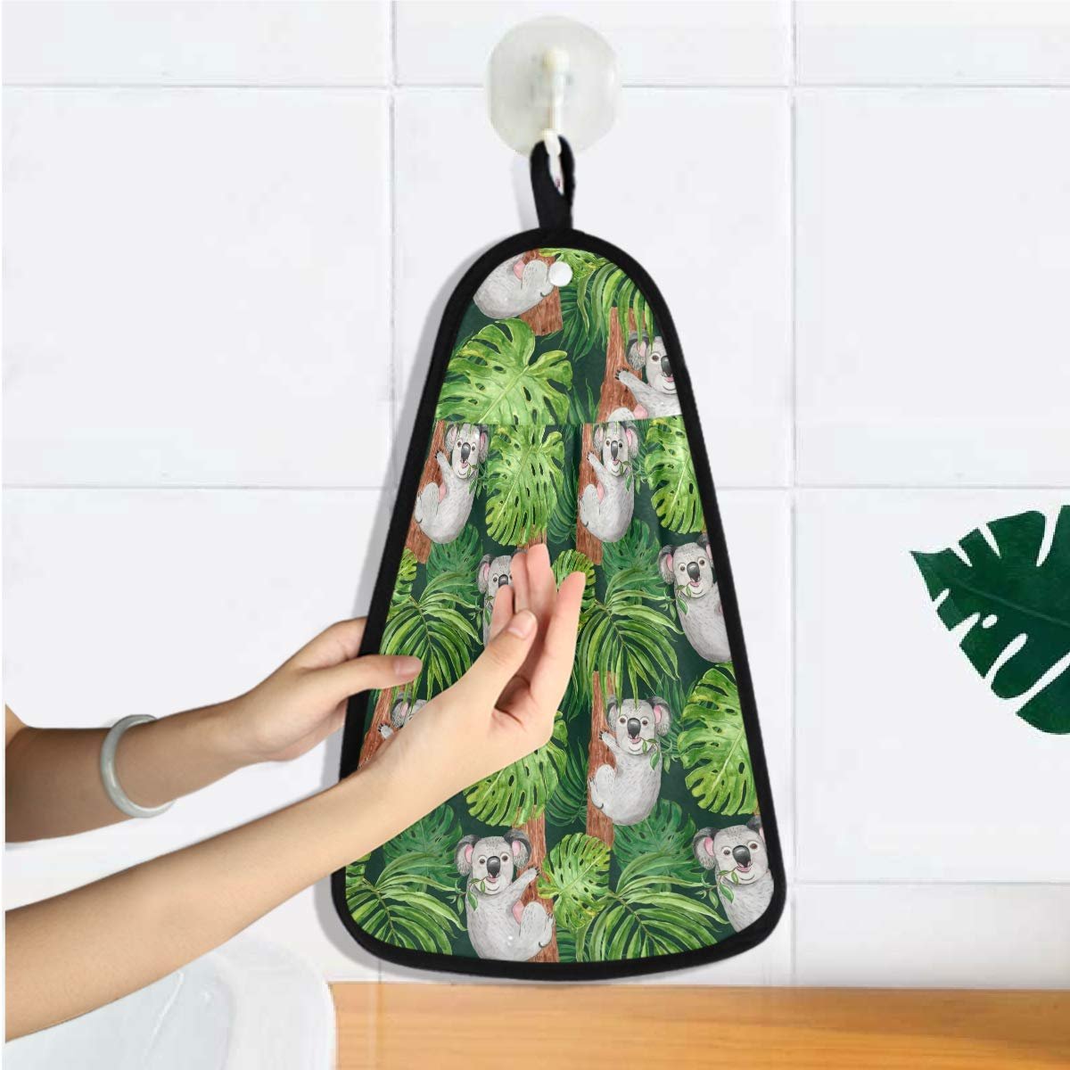 Рушник Tropical Palm Leaves Koala поглинаючий швидковисихаючий 42 x 31 см, фото №5