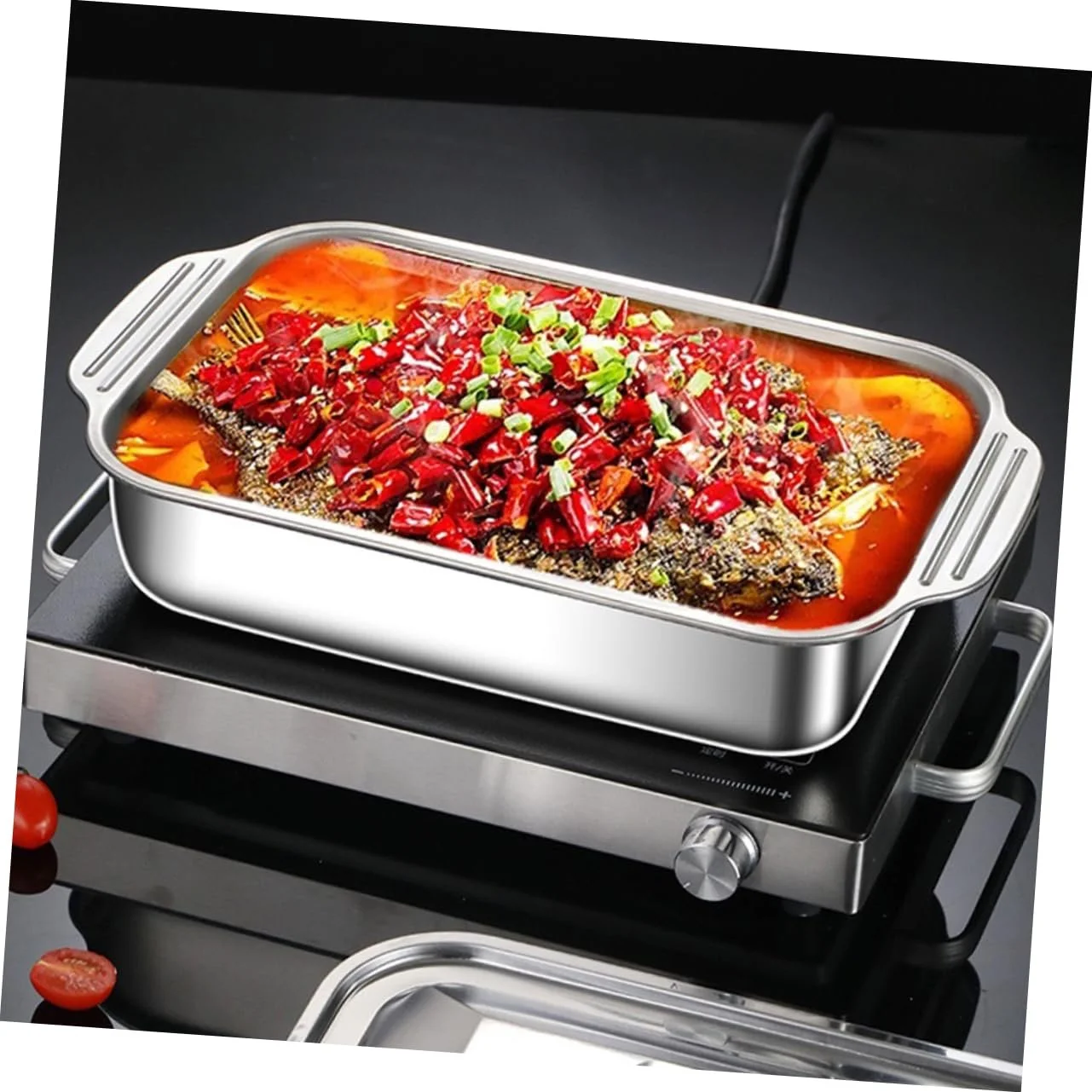 Противень для запекания VALICLUD Прямоугольный термостойкий эмалированный, фото №5