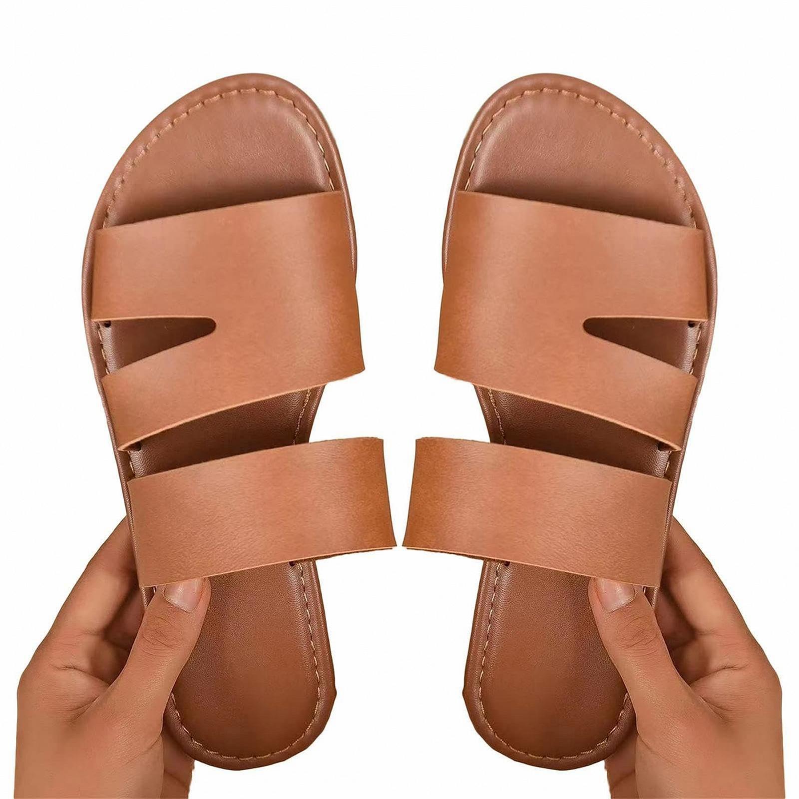 Шльопанці темно-коричневі, фото №1