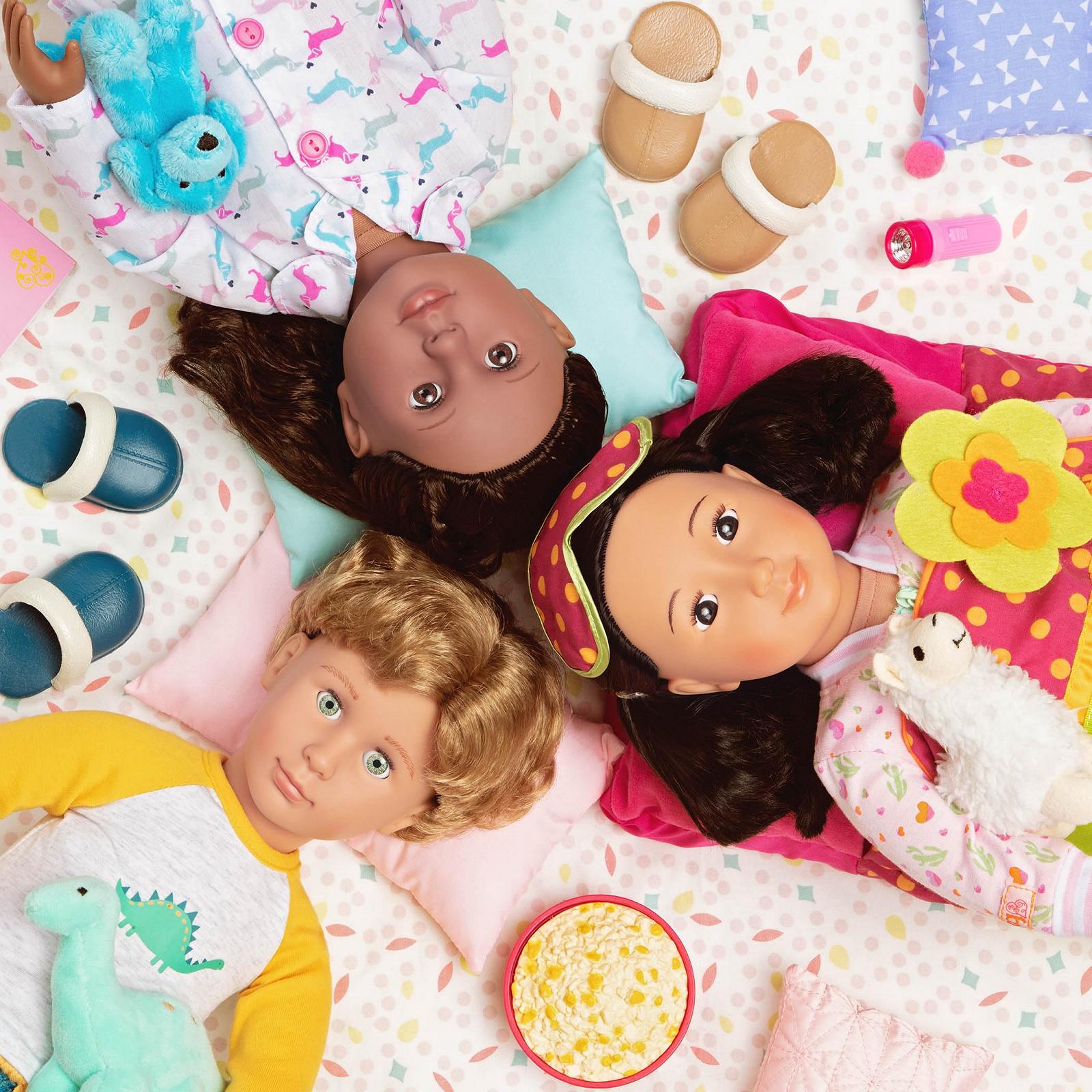 Одяг для ляльок Our Generation Pink Srampler з ламою, фото №2