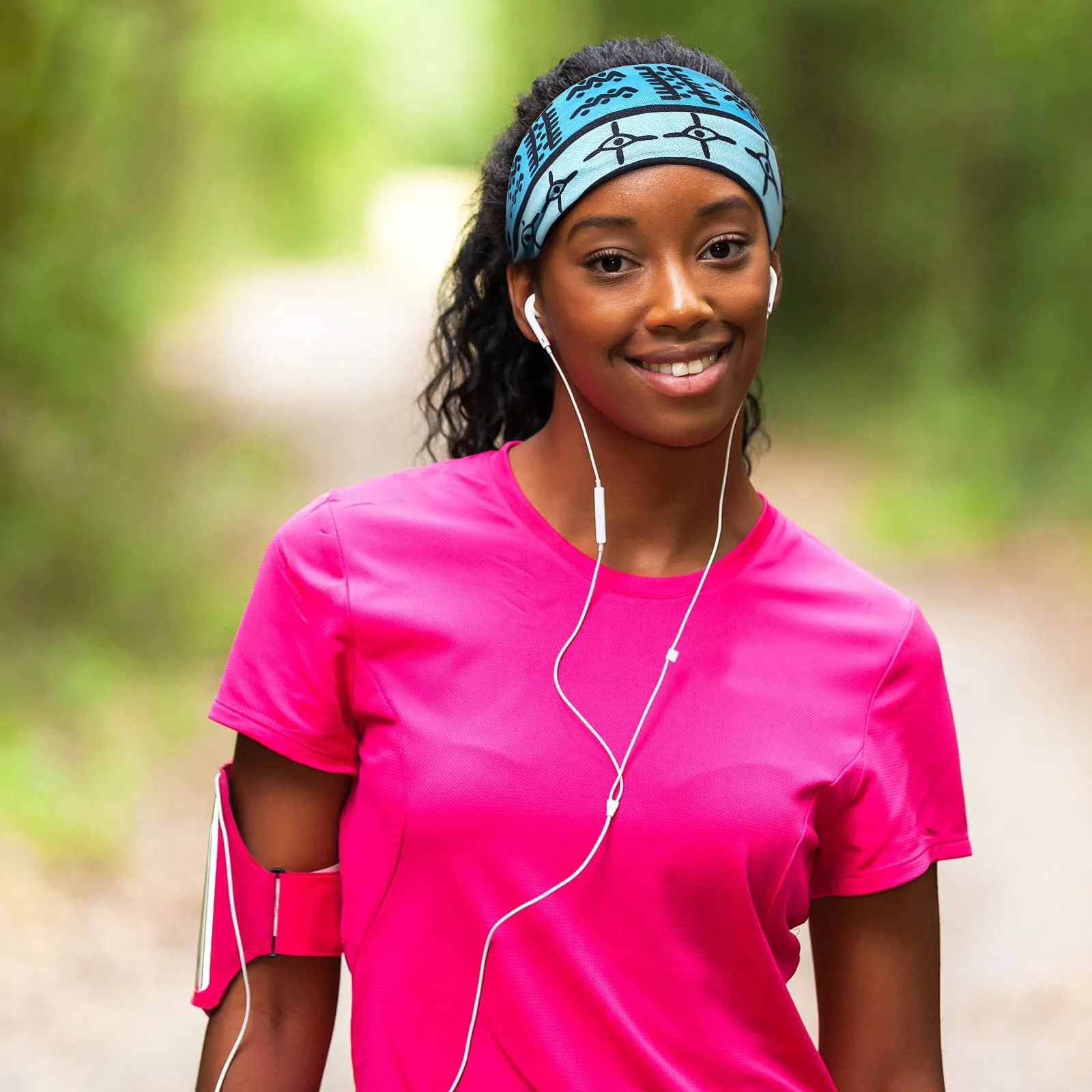 Пов'язка на голову Широка африканська в стилі бохо для жінок, фото №6