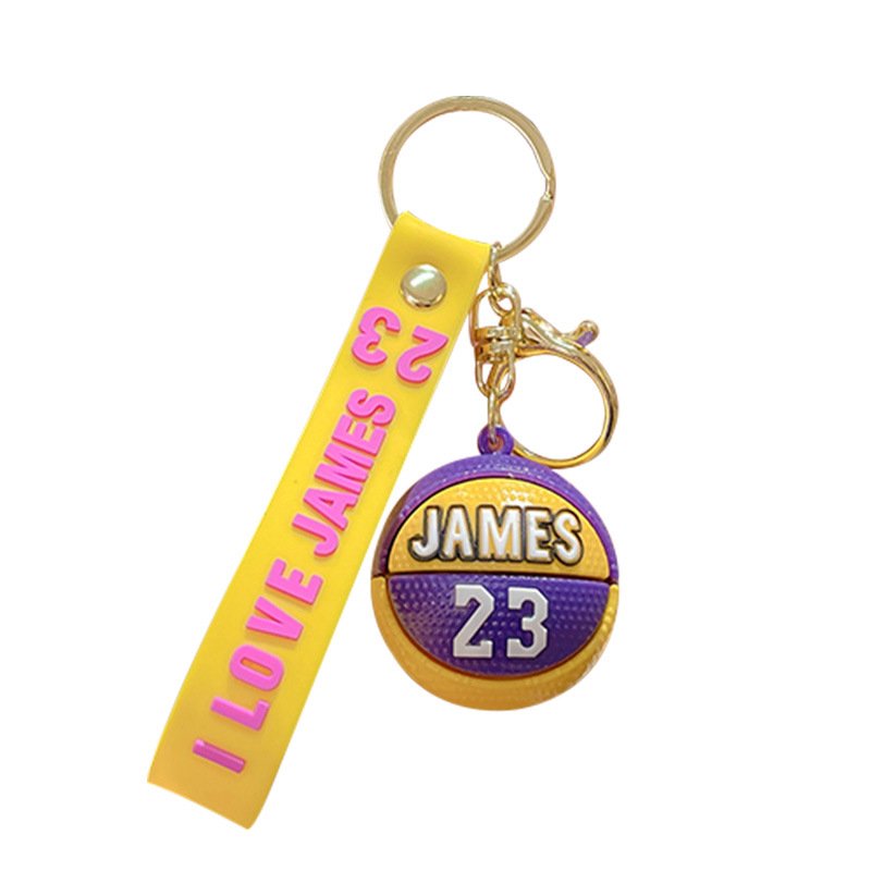 Брелок баскетбольный мяч Коби Брайант Kobe Bryant 24 на рюкзак, ключи 4 см, фото №1