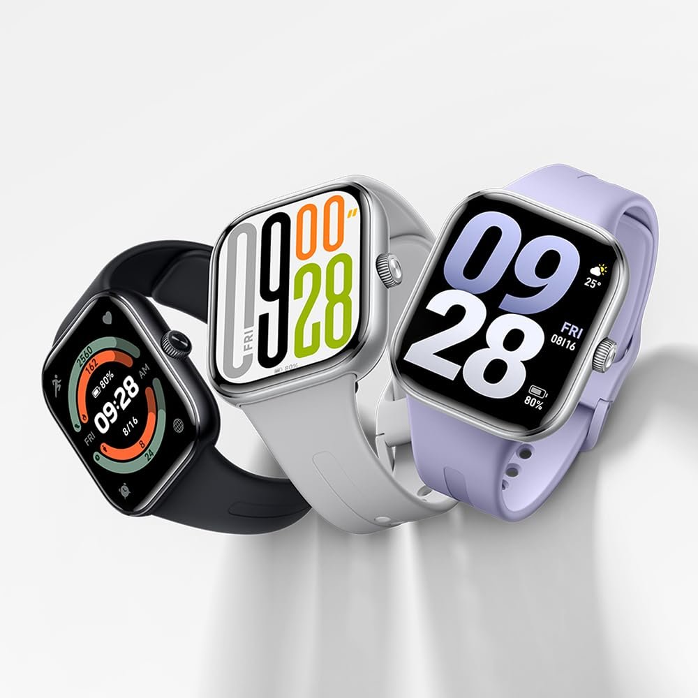Смарт-годинник Xiaomi Redmi Watch 5, 2.07" AMOLED, 60 Гц, 150+ спортивних режимів, 5ATM, GNSS, датчик серцевого ритму та SPO₂, Bluetooth-дзвінки, алюмінієва рамка, обертова коронка, лавандовий, фото №4