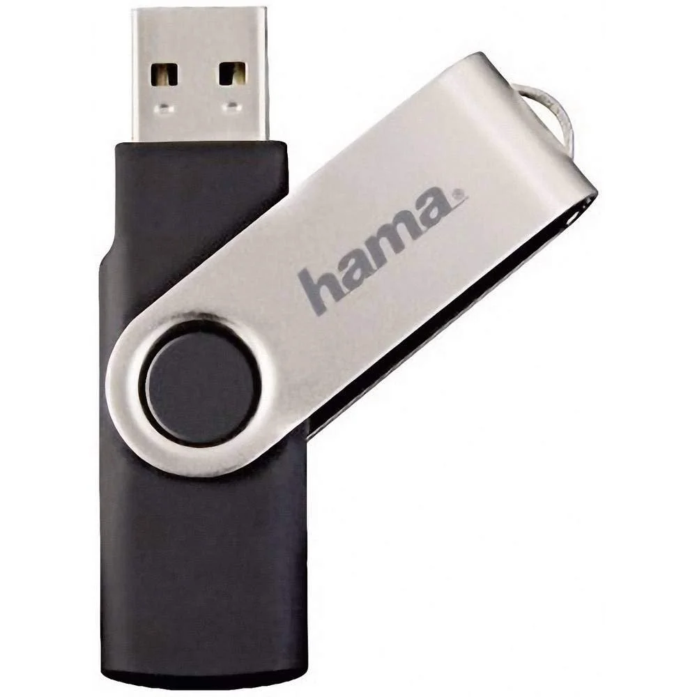 USB-флеш-накопичувач Hama 128 GB USB 2.0 15МБ/с Сріблястий, фото №3