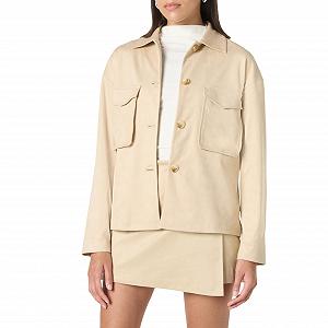 Куртка The Drop Haylan Faux Suede Shacket - Фото 1