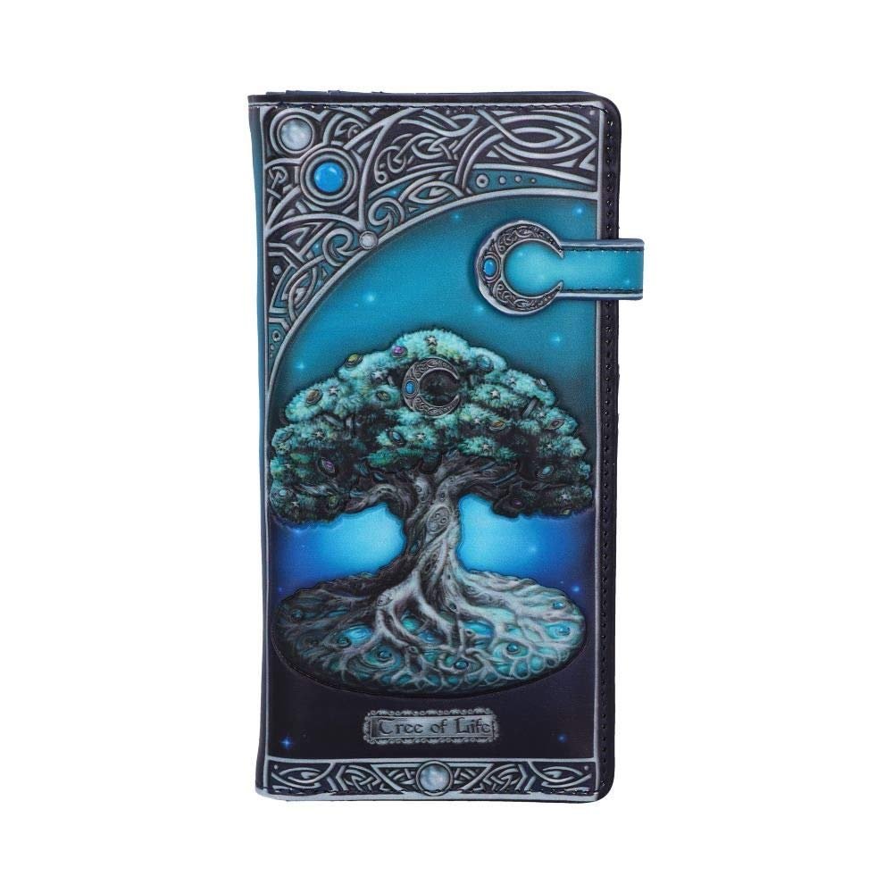 Кошелек Tree of Life Pagan Moon Embossed Nemesis Now B5174R0 Зеленый, 18.5 см, фото №1