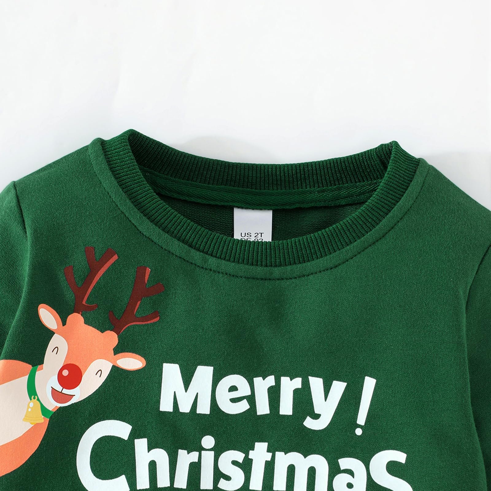 Рождественский свитер Balkorith Хлопок для мальчиков Детский свитер Санта Рождественская одежда с длинными рукавами 1-7 лет, фото №4