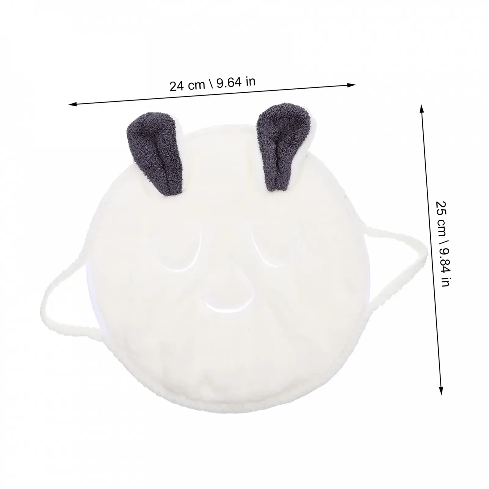 Маска для лица CALLARON Cartoon, Увлажняющая маска-полотенце для теплых компрессов, Плотный флис для ежедневного ухода за кожей и расслабления, фото №2