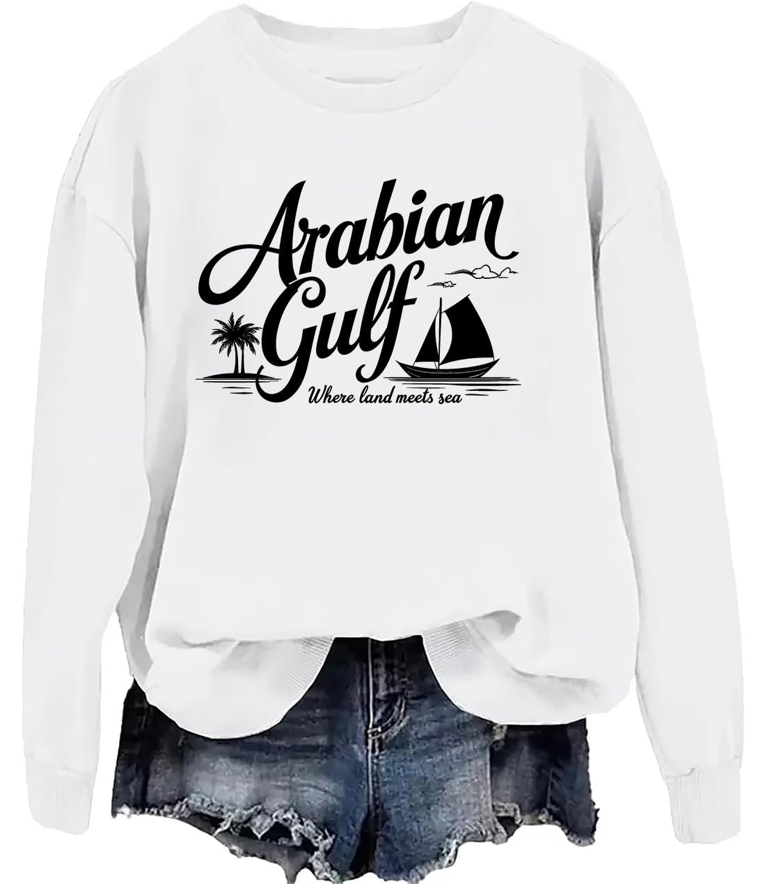 Свитшот Arabian Gulf Arabian Gulf Where The Land Meets The Sea, фото №1