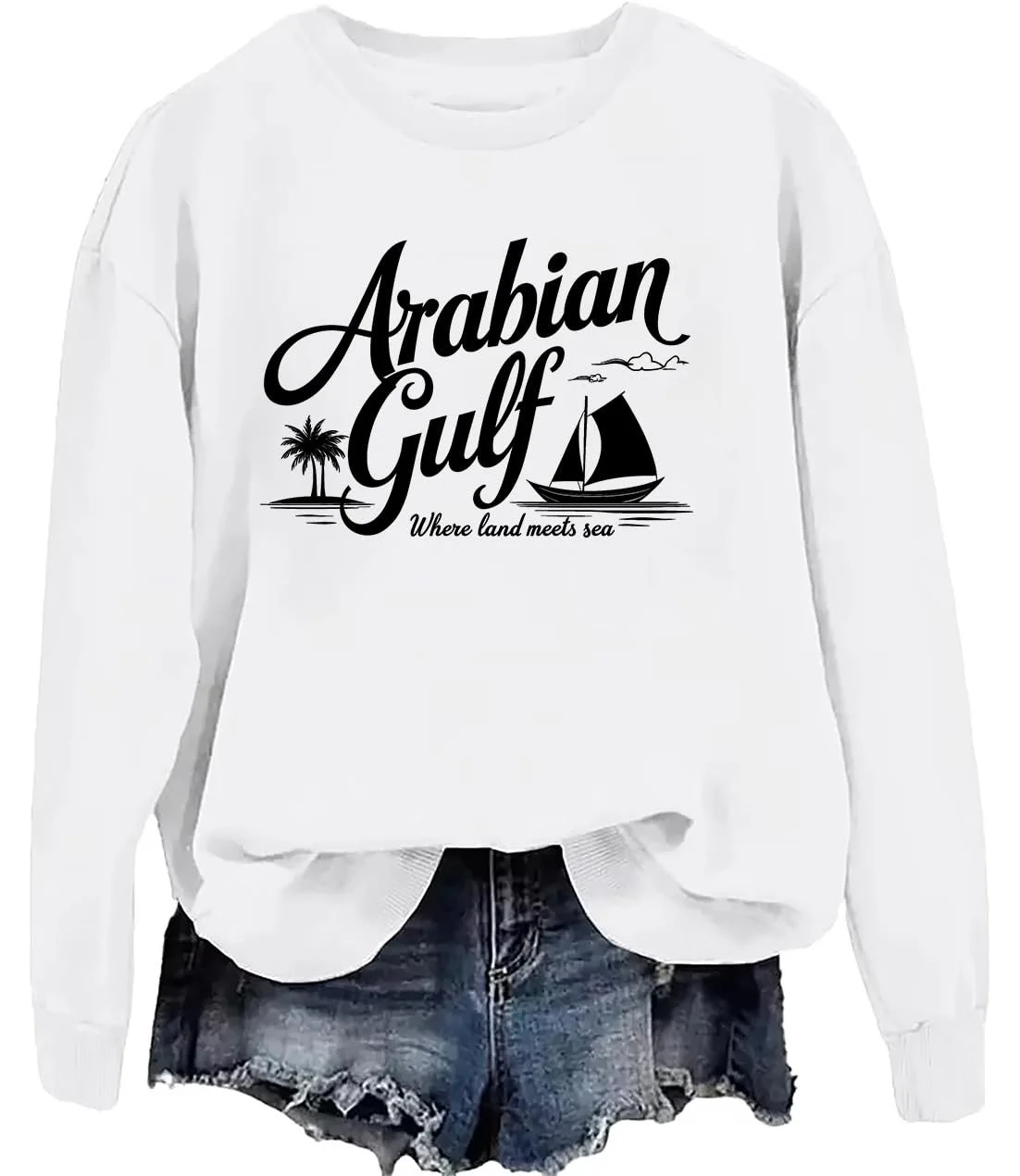 Світшот Arabian Gulf Arabian Gulf Where The Land Meets The Sea, фото №1