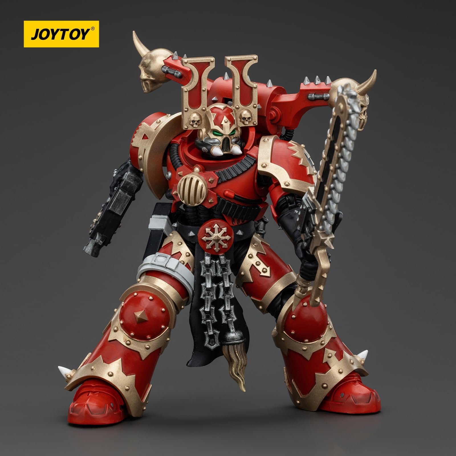 Фигурка Action JOYTOY Warhammer 40k World Eaters, World Eaters Khorne Berzerker 5 1/18, фото №5