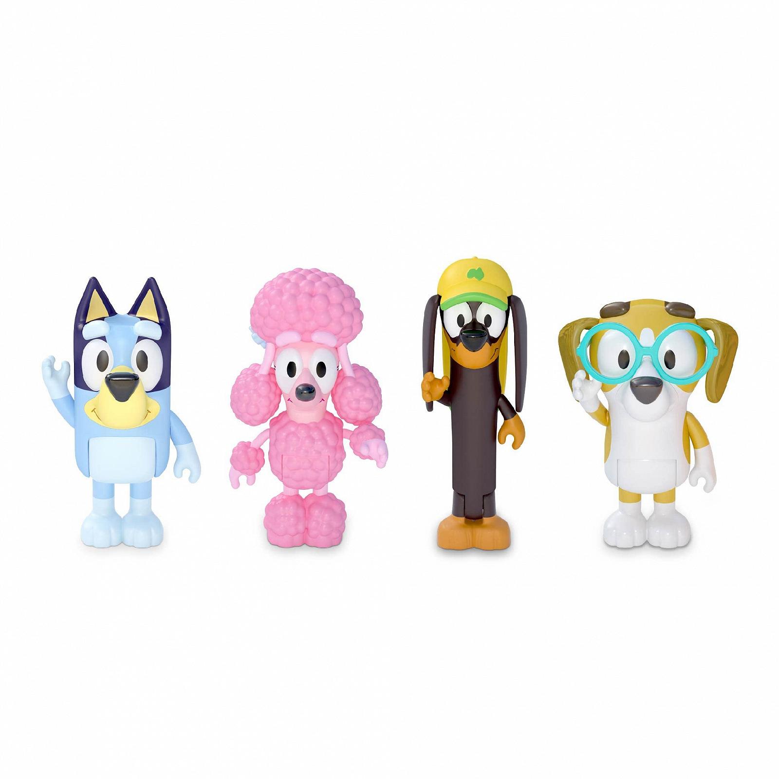 Набор фигурок Giochi Preziosi BlueY Friends Pack, 4 подвижные фигурки, друзья Snickers, Honey и Coco, разноцветные, фото №1