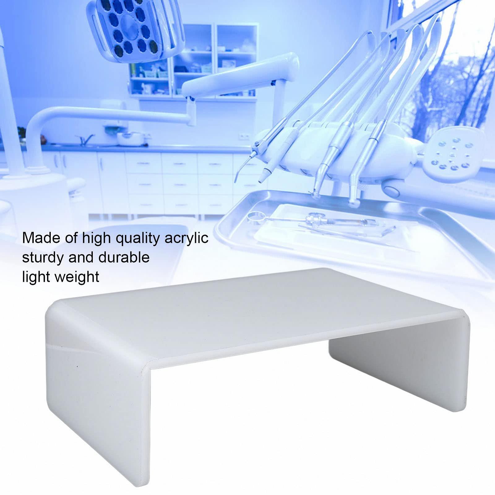 Подставка для монитора Акриловая Fernsher 27 x 16.5 x 8 см, Белая, фото №2