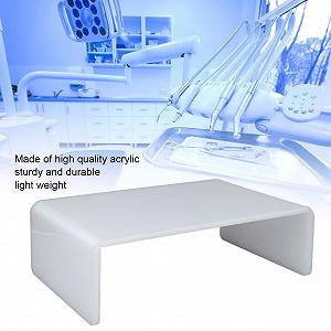 Подставка для монитора Акриловая Fernsher 27 x 16.5 x 8 см, Белая synthetic.ua - Фото 1