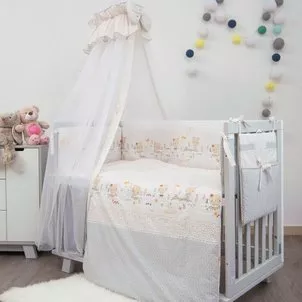 Постельный комплект 8 эл Twins Sweet 4053-SW-017, Nice day бежевый, фото №1