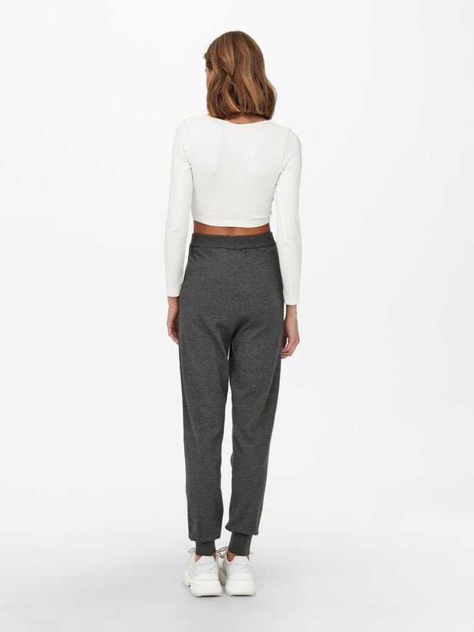 Штани ONLYOUNGER  PANTS KNT 15238341-Dark Grey Melange ONLY Темно-сірий S, фото №2