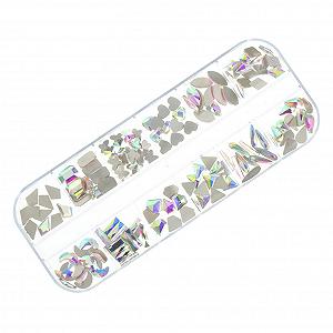 Стрази для нігтів Healeved, блискучі, для дизайну нігтів своїми руками, довговічні прикраси - Фото 1