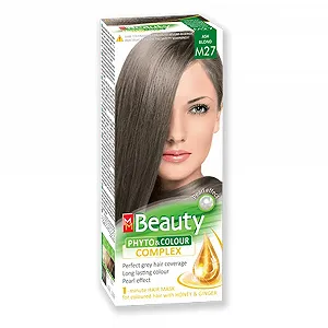 Стійка Фарба для Волосся MM Beauty Phyto & Colour 125 г - No. M27 Попелястий Блондин - Фото 1