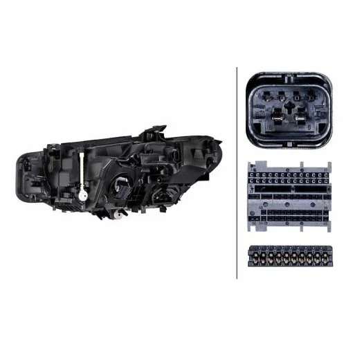 Фара головного света HELLA 1LX 016 808-641 для BMW, правая, фото №2