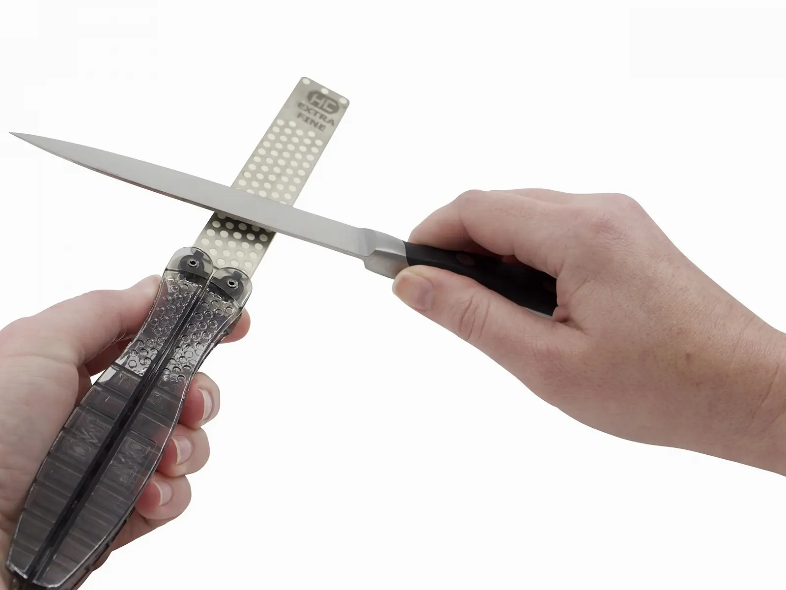 Точилка для ножей DMT Diafold FWMEF-H двухсторонняя Extra-Fine Hardcoat Surface Clear, фото №5