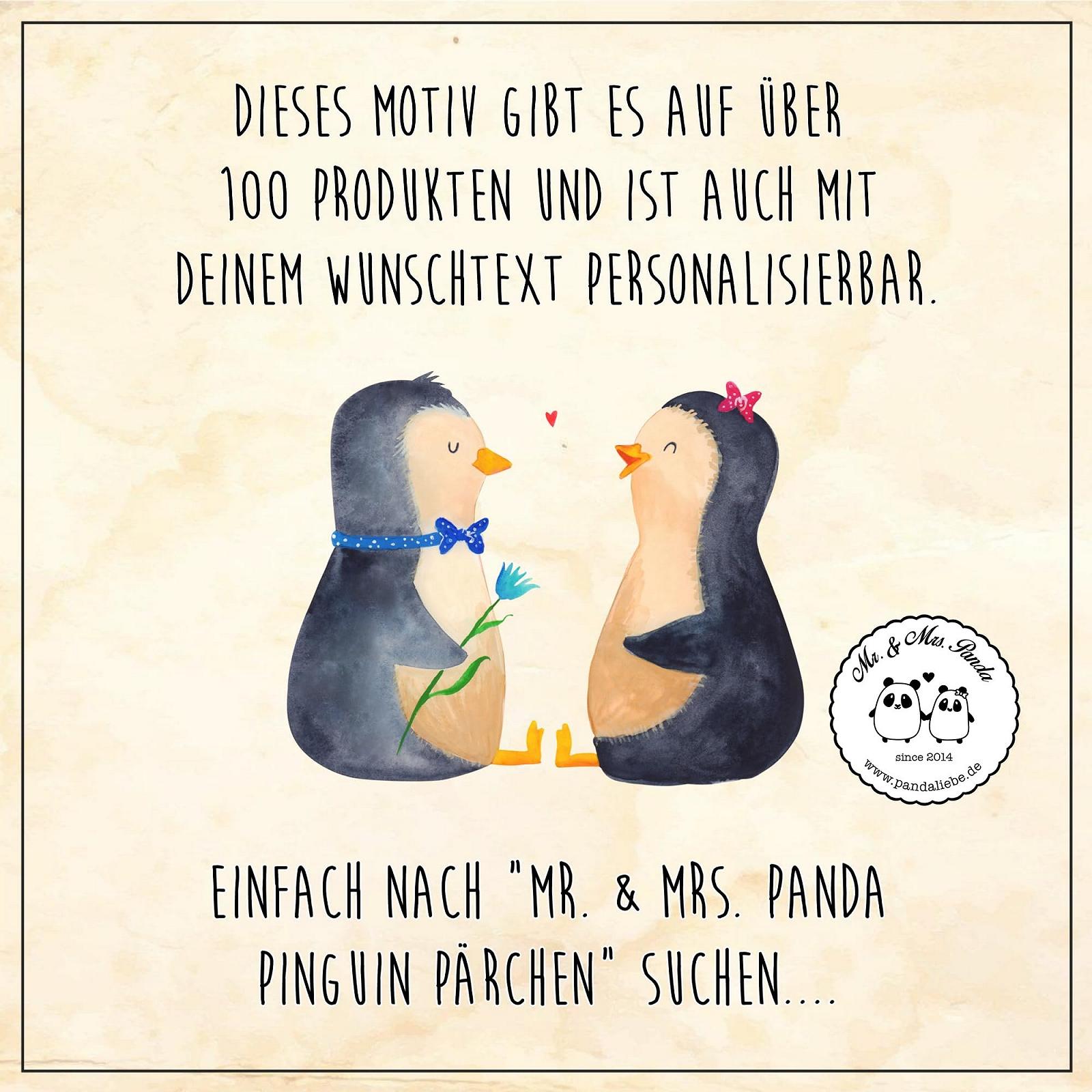 Кружка Mr. & Mrs. Panda Пара пінгвінів Пластикова, фото №6