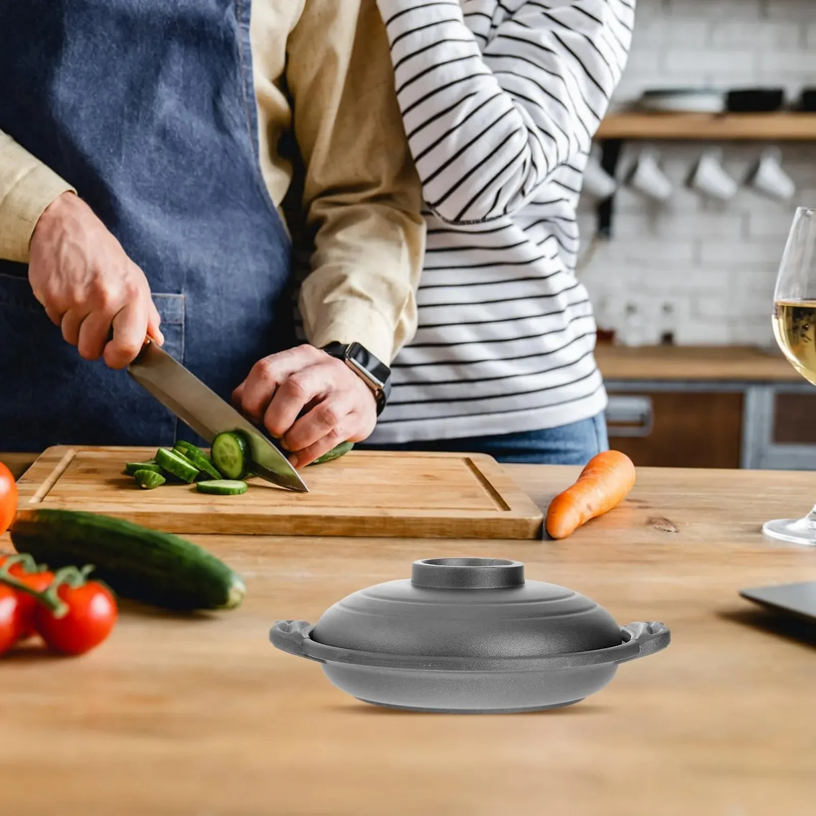 Кастрюля VALICLUD керамическая с антипригарным покрытием 18 см, фото №8