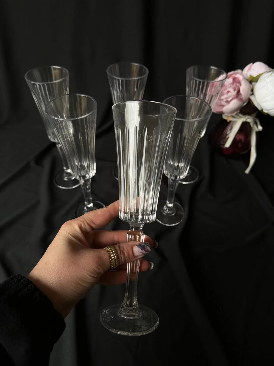 Бокали для шампанского 6 шт, фото №3
