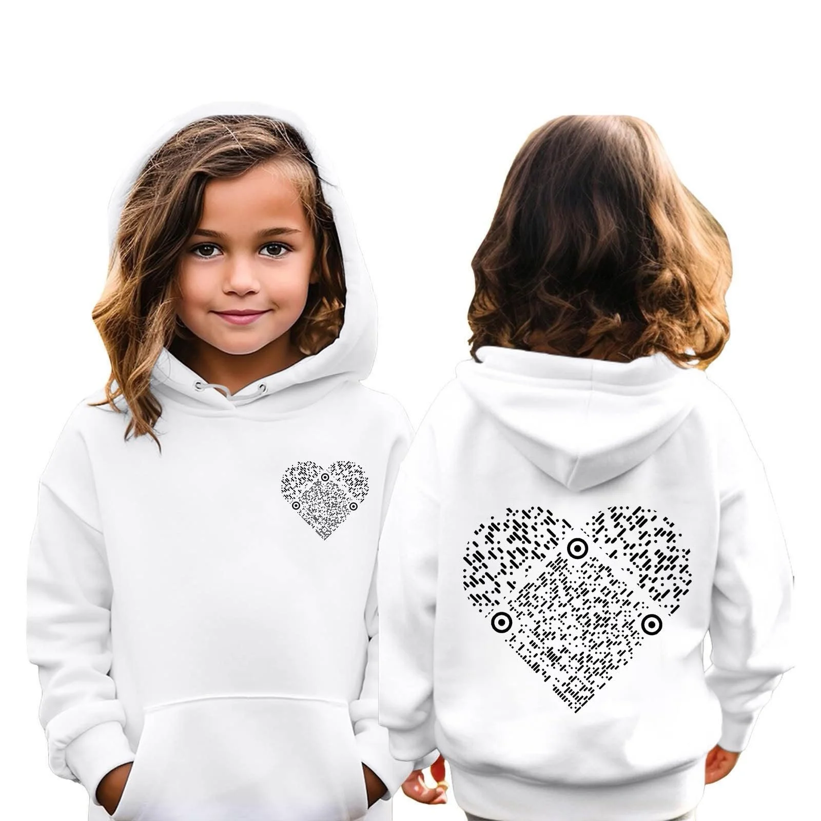 Худі Ugly Christmas Sweater дитячий Різдвяний з QR-кодом для дітей, фото №1