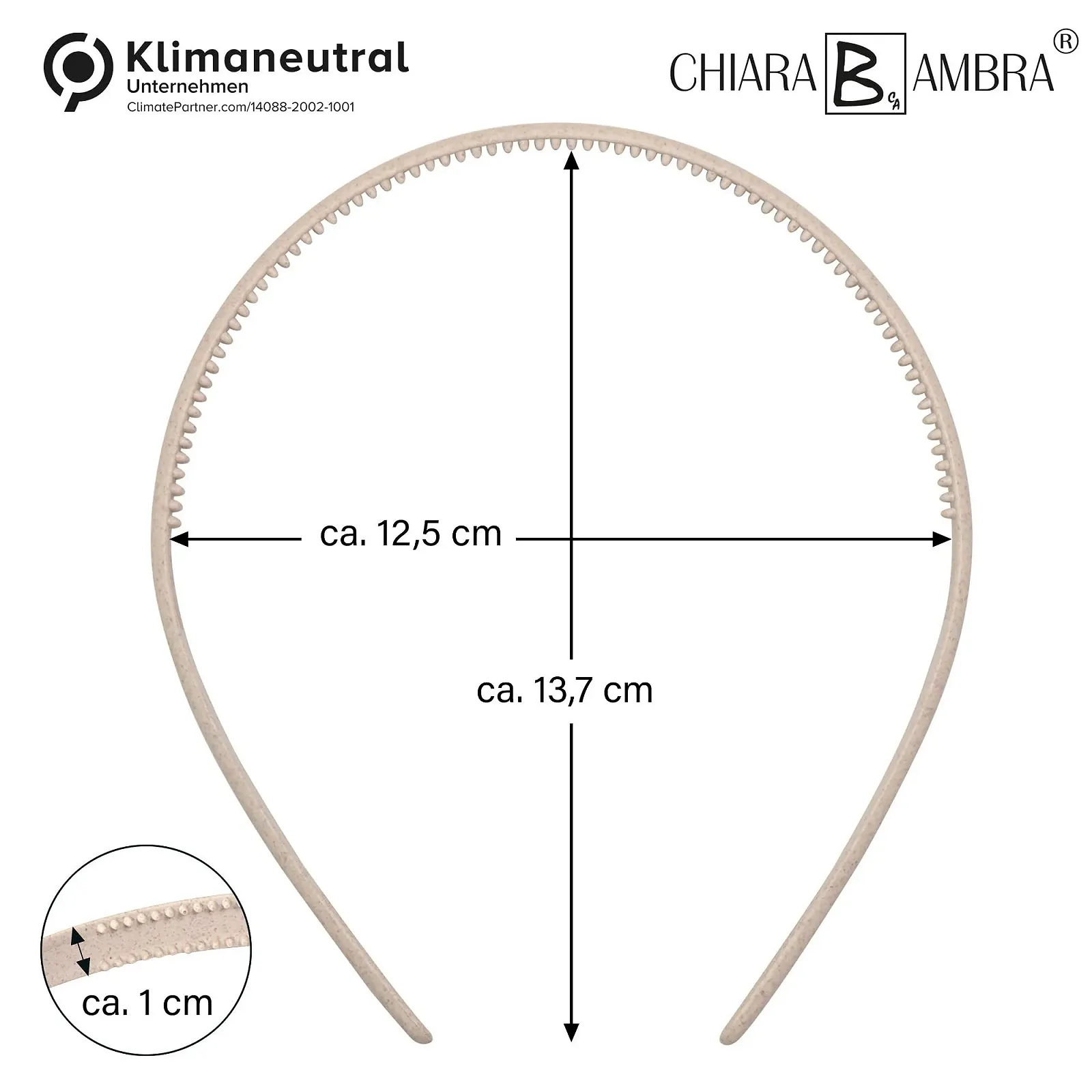 Обруч для волос CHIARA AMBRA, фото №2 Обруч для волос CHIARA AMBRA, фото №2