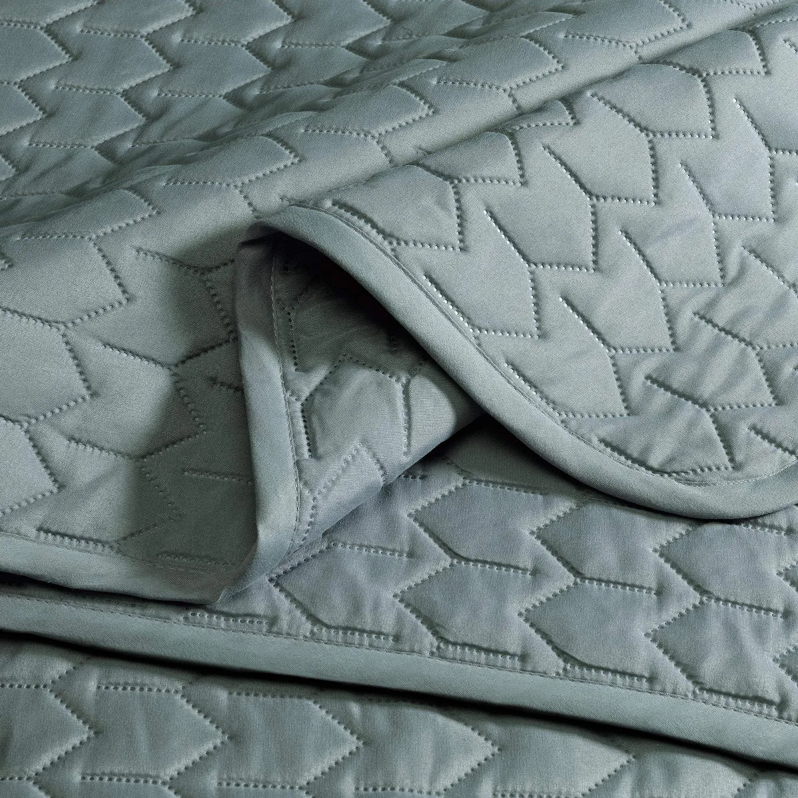 Покрывало Sumkito Aqua-Textil Dreamlike 240 x 260 см Серебряный Микрофибра Легкая подкладка, фото №4