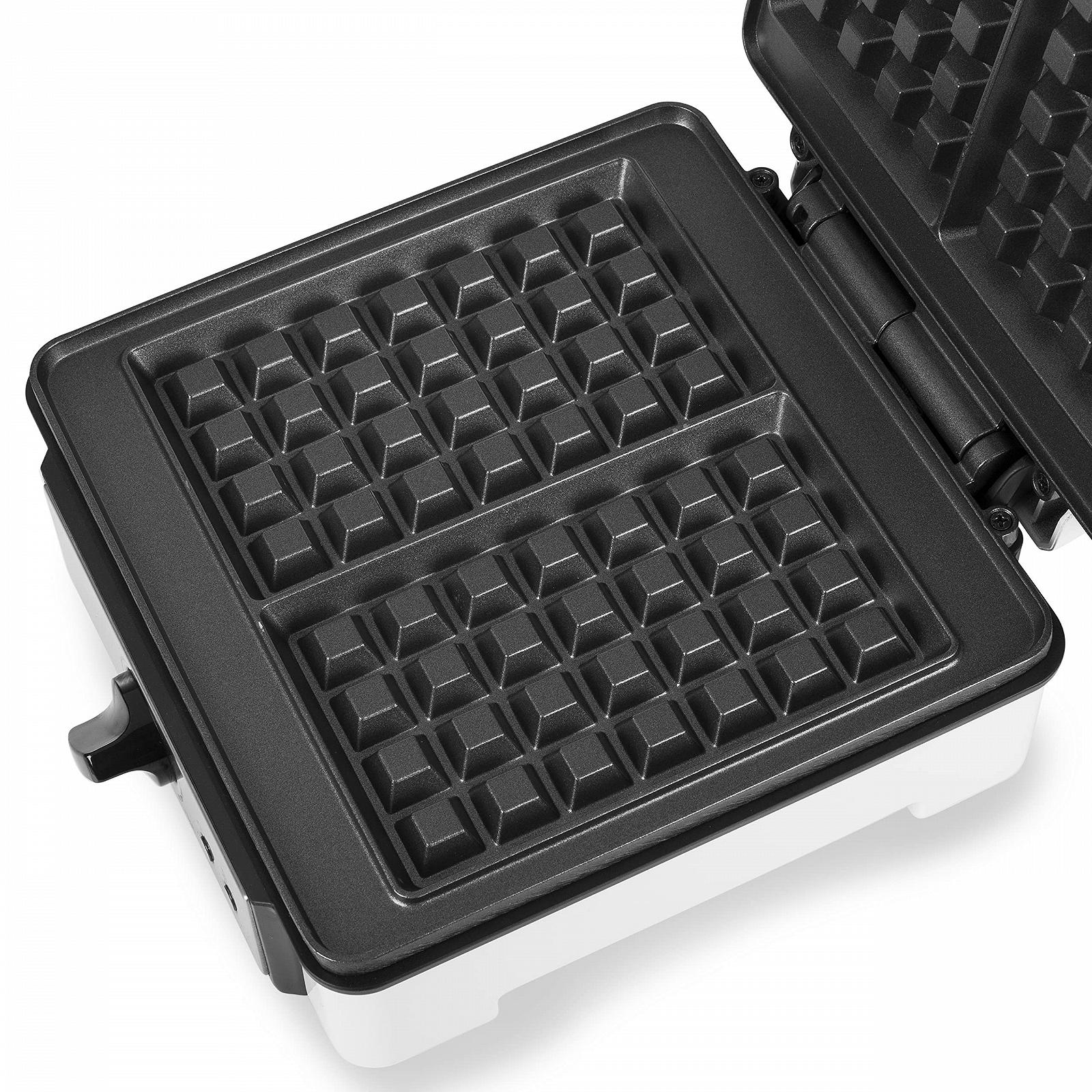 Вафельниця Princess Belgian Waffle Shape 132397 1200 Вт, довжина кабелю 0,7 метра, форма 19,8 x 19,8 см, антипригарне покриття, фото №5