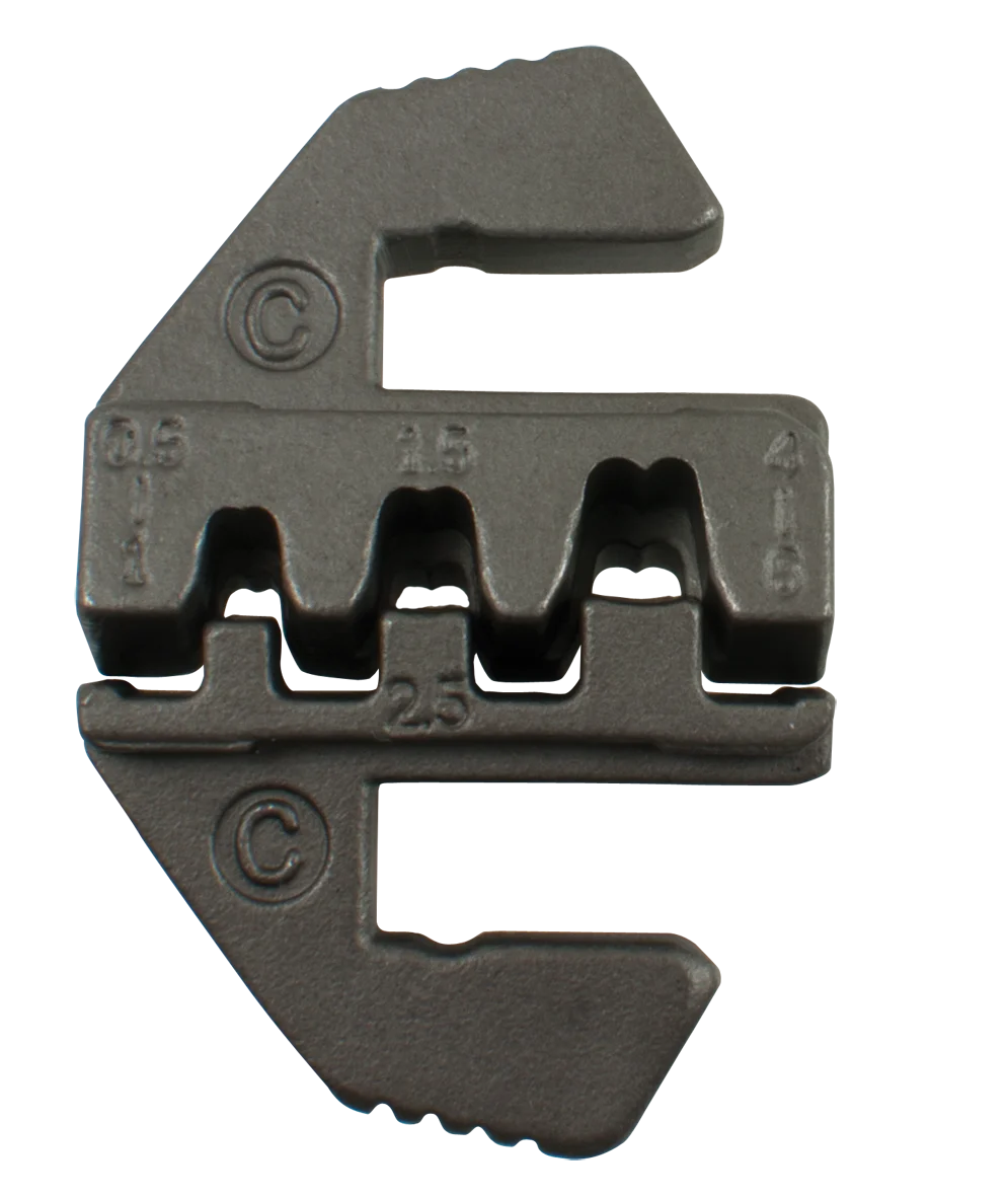 Прес-губки SW-STAHL 42585L-C для неізольованих кабельних наконечників 0,5-6,0 мм², фото №1