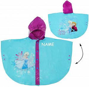 Дождевой плащ Frozen Размер 140-152, примерно 8-10 лет, для девочек - Фото 1