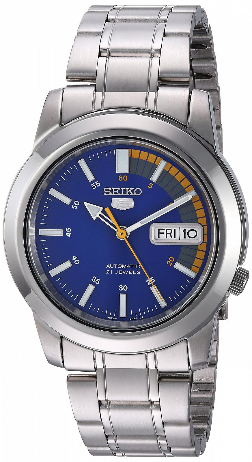 Часы Seiko 5 SNKK27 Automatic, нержавеющая сталь, фото №1