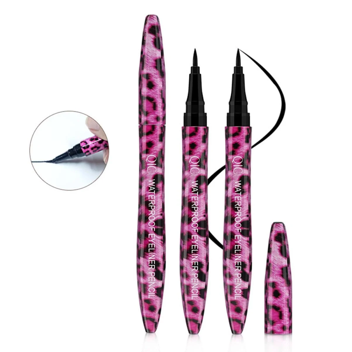 Підводка для очей minkissy водостійка Чорний, фото №2 Підводка для очей minkissy водостійка Чорний, фото №2