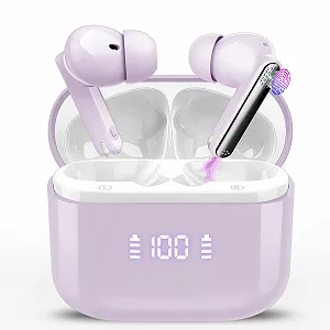 Наушники Переводчик, AI Голосовой Переводчик, 164 Языка и Акцента 2025 Фиолетовый - Фото 1