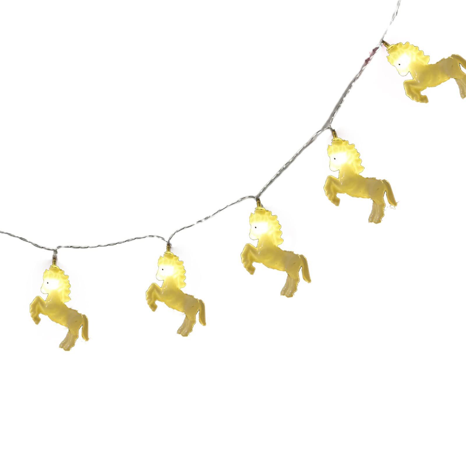 Гірлянда Riaxuebiy Єдиноріг, 1.5 м, 10 LED, теплий білий, фото №4