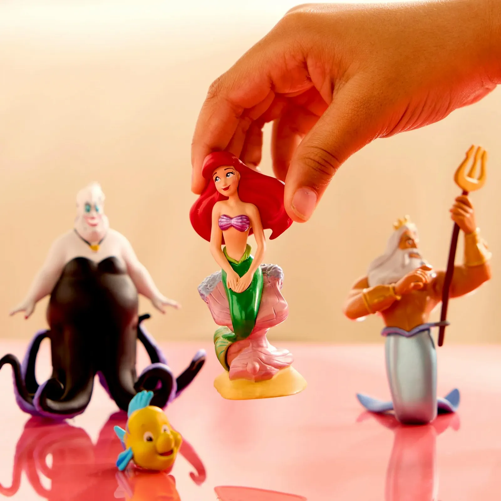 Набор игровых фигурок Disney Store Ariel, the Mermaid 8 игрушек, фото №4