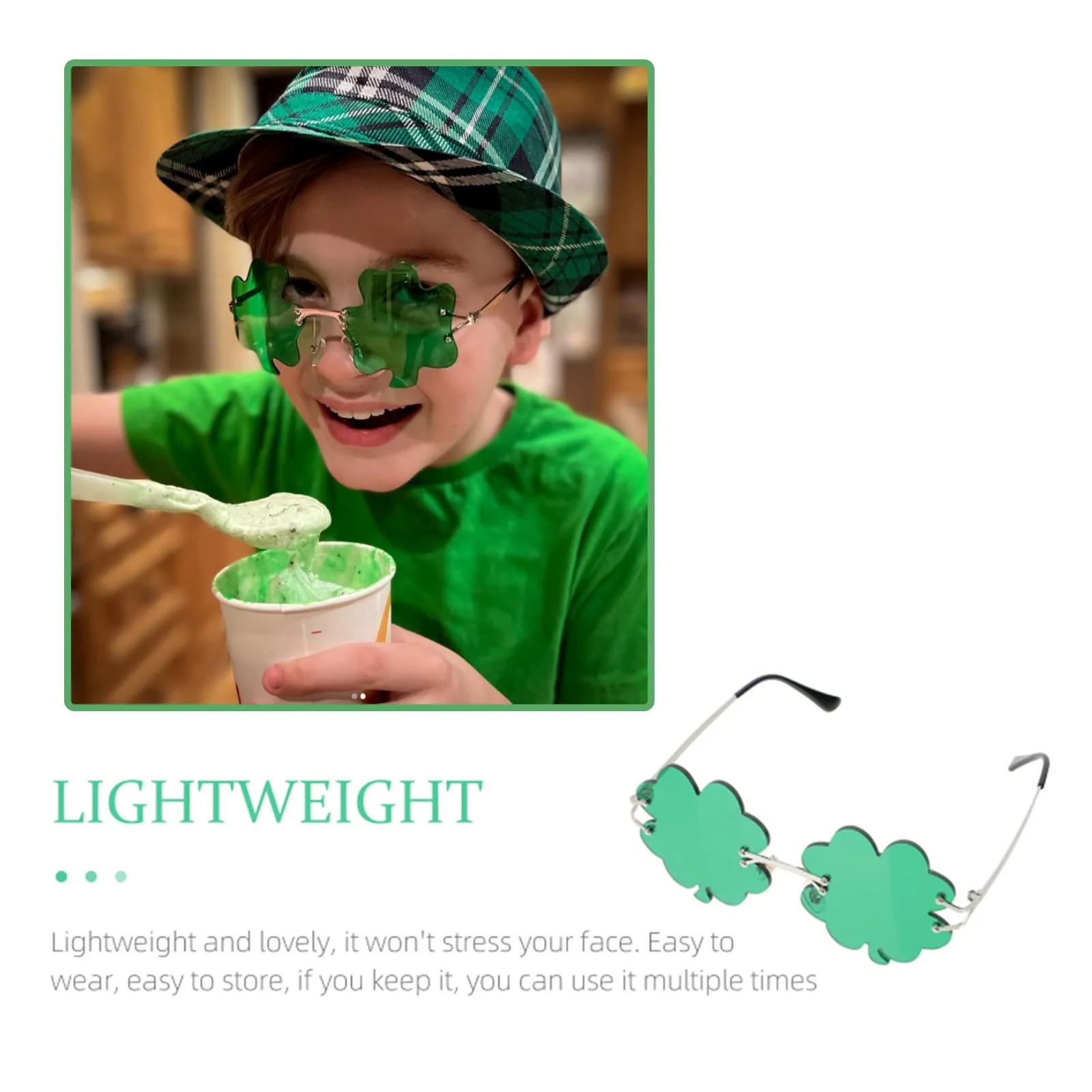 Винтажные модные забавные фестивальные очки YUELUQU, металлическая безрамная оправа, женские, мужские, фото №3 Винтажные модные забавные фестивальные очки YUELUQU, металлическая безрамная оправа, женские, мужские, фото №3