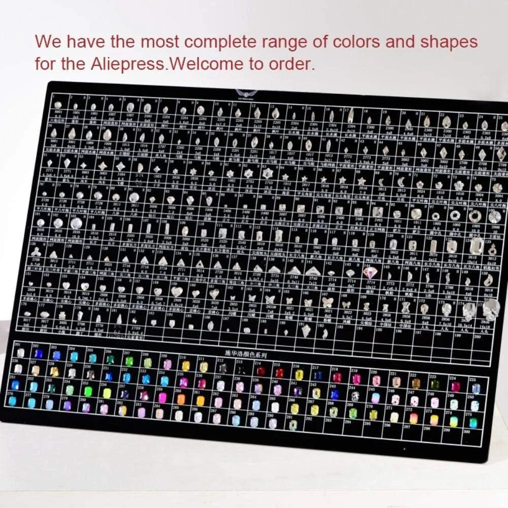 Стрази Reize Кришталеві SS3-SS50 прозорі Crystal AB, змішаний розмір SS3, фото №5