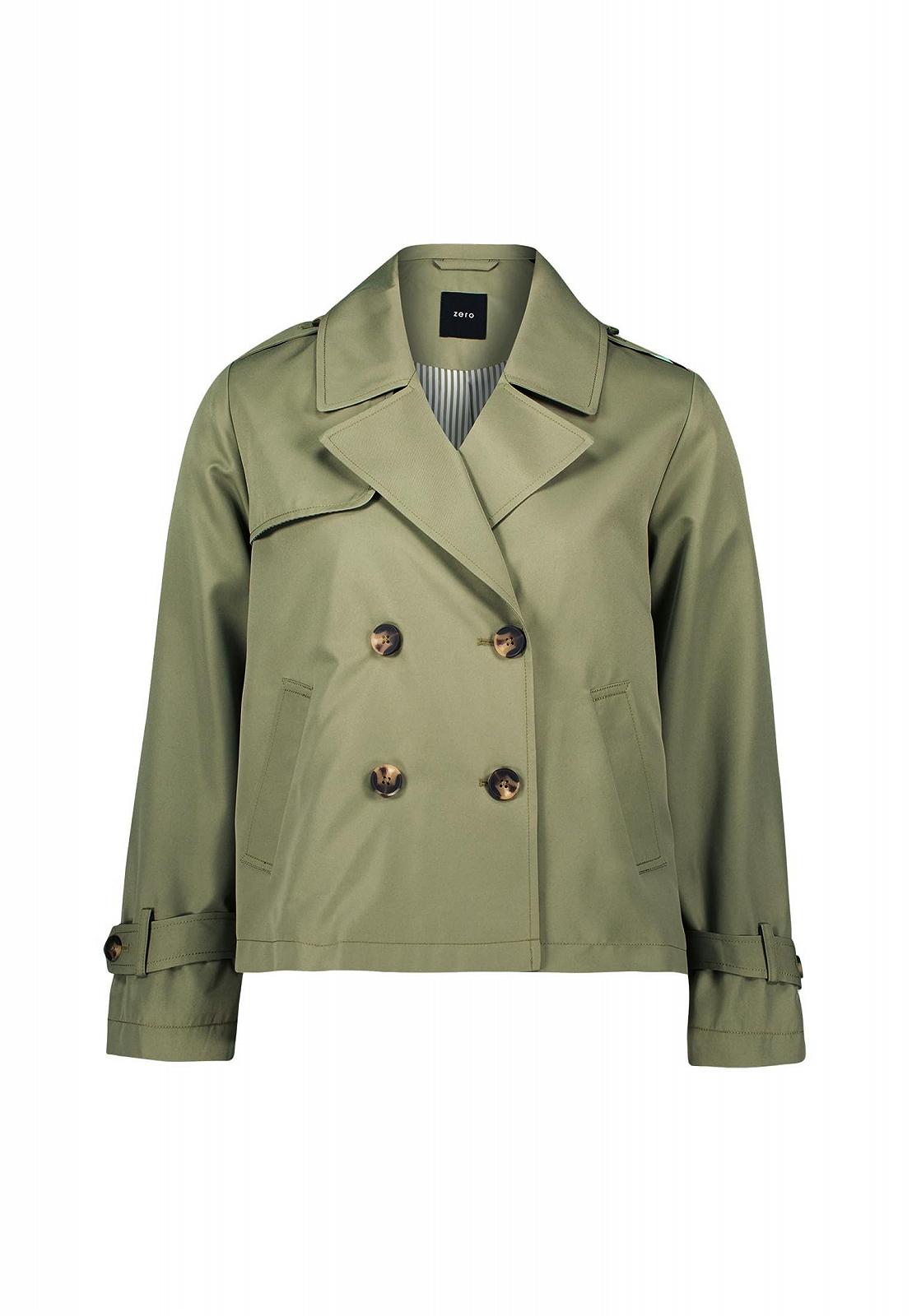 Тренч zero Женский Двубортный с отложным воротником, фото №1