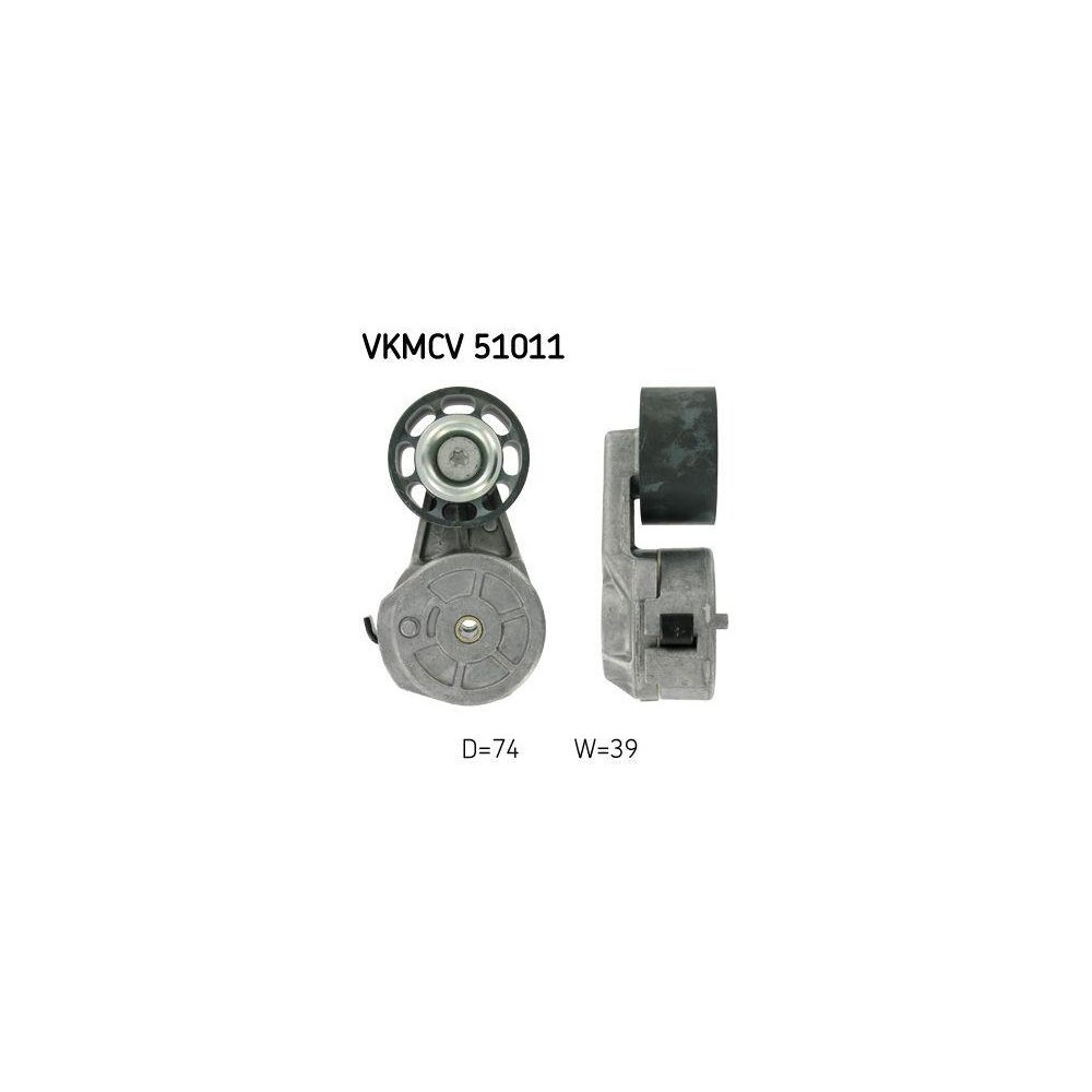 Натяжитель поликлинового ремня SKF VKMCV 51011 для MERCEDES-BENZ, фото №1