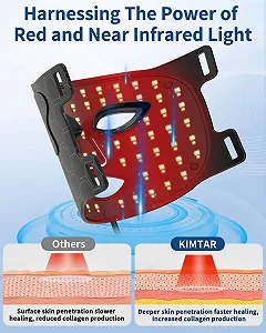 LED Маска для обличчя Світлотерапія Червоне світло для обличчя 7 кольорів synthetic.ua - Фото 1